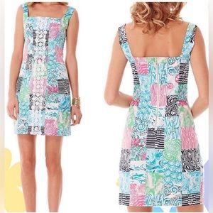 Lilly Pulitzer “Idi” Osterville Patchwork Shift Dress